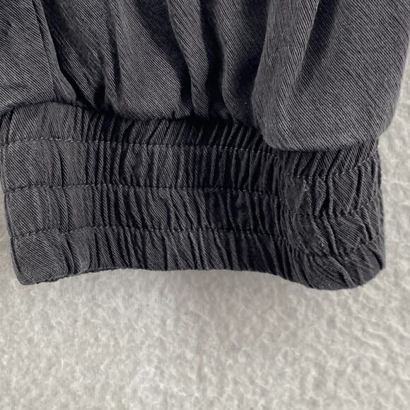 NATALIE BUSBY Pants M Tencel Viscose Get Going Joggers Slim Slouchy Gray USA - Picture 8 of 14